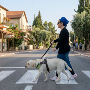 רצועת הולכה לכלב נחייה